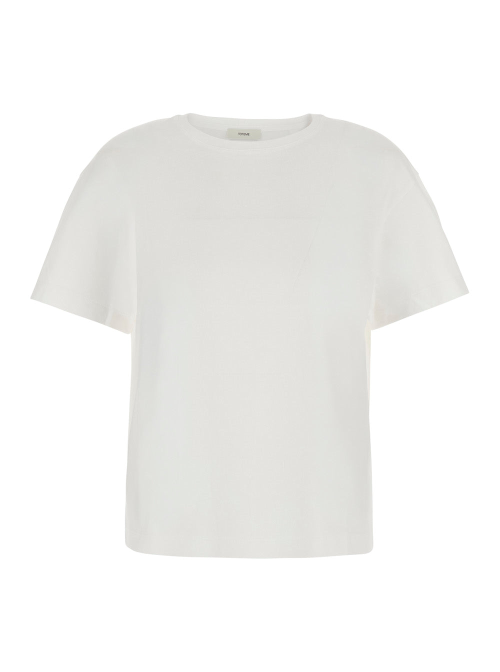 Cotton Crew Neck T-shirt — White