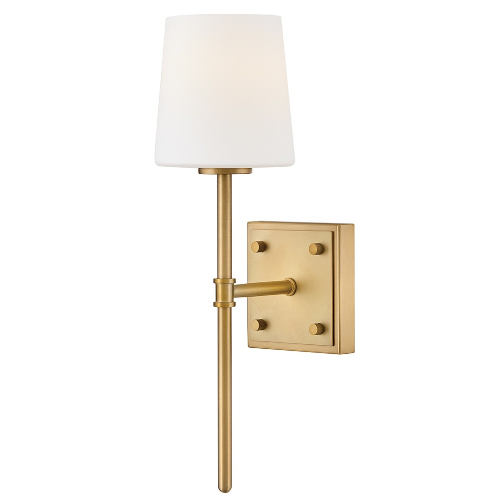 Lacquered Brass LED Wall Sconce from the Saunders Collection