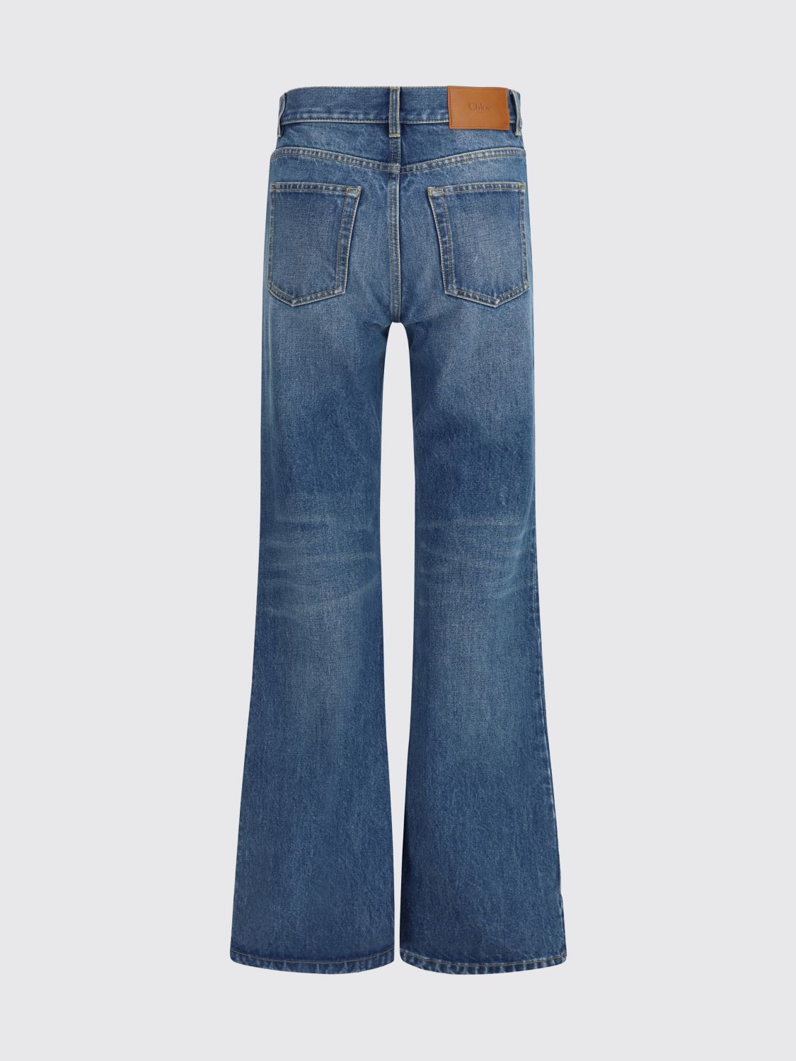 Jeans CHLOÉ Woman color Indigo