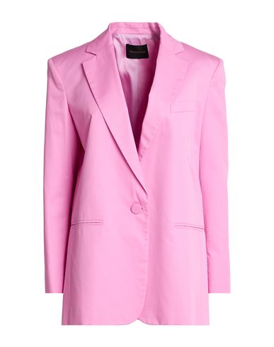 Woman Blazer Pink Size 2 Cotton