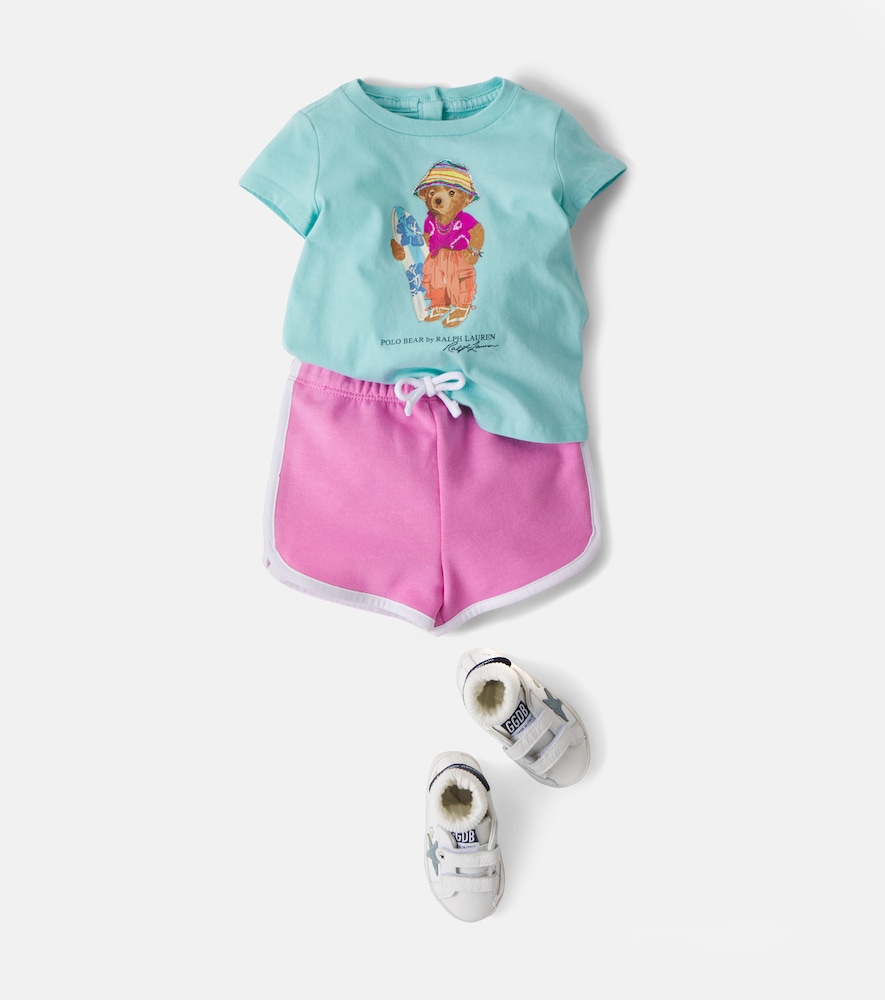 Baby Polo Bear cotton jersey T-shirt