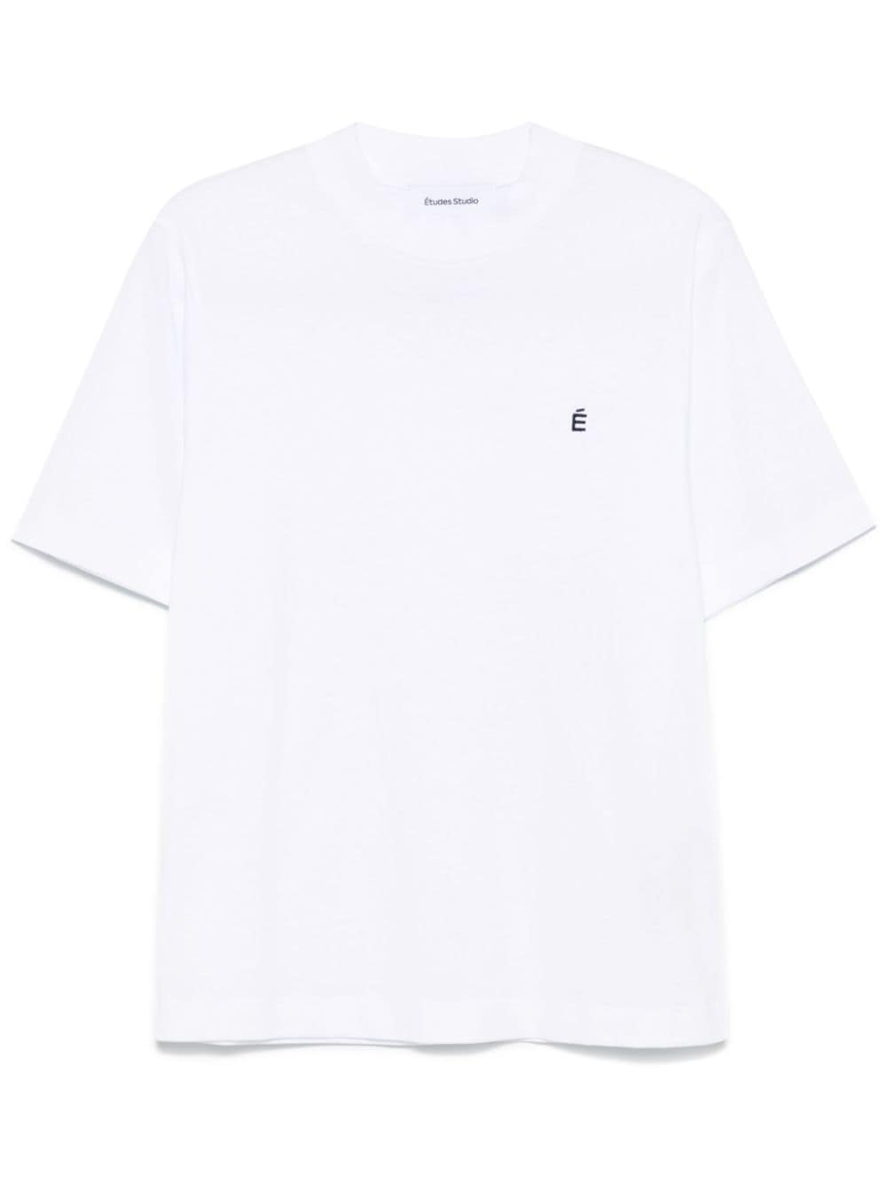 Logo-embroidered T-shirt - White