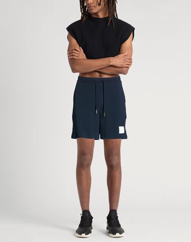 Man Shorts & Bermuda Shorts Midnight blue Size 3 Cotton