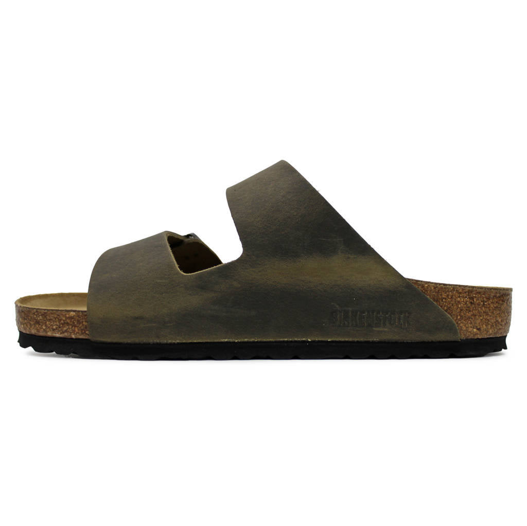 Birkenstock Arizona Oiled Leather Unisex Slide Sandals