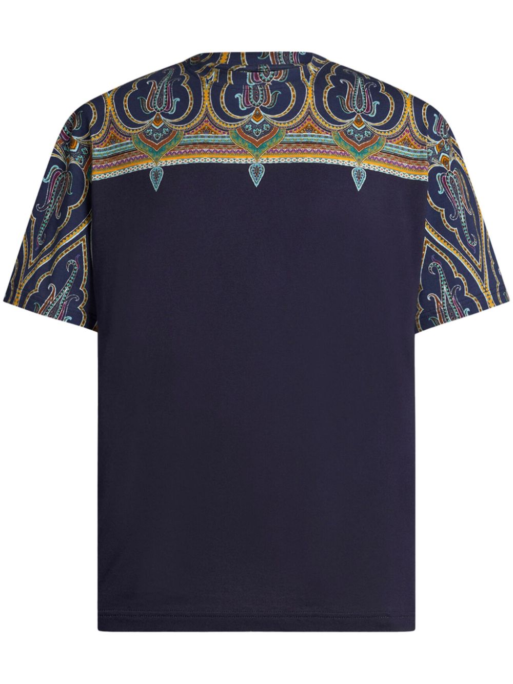 Paisley-print T-shirt - Blue