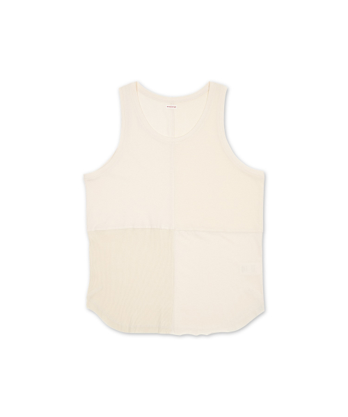 Blocking Sleeveless- Cream 