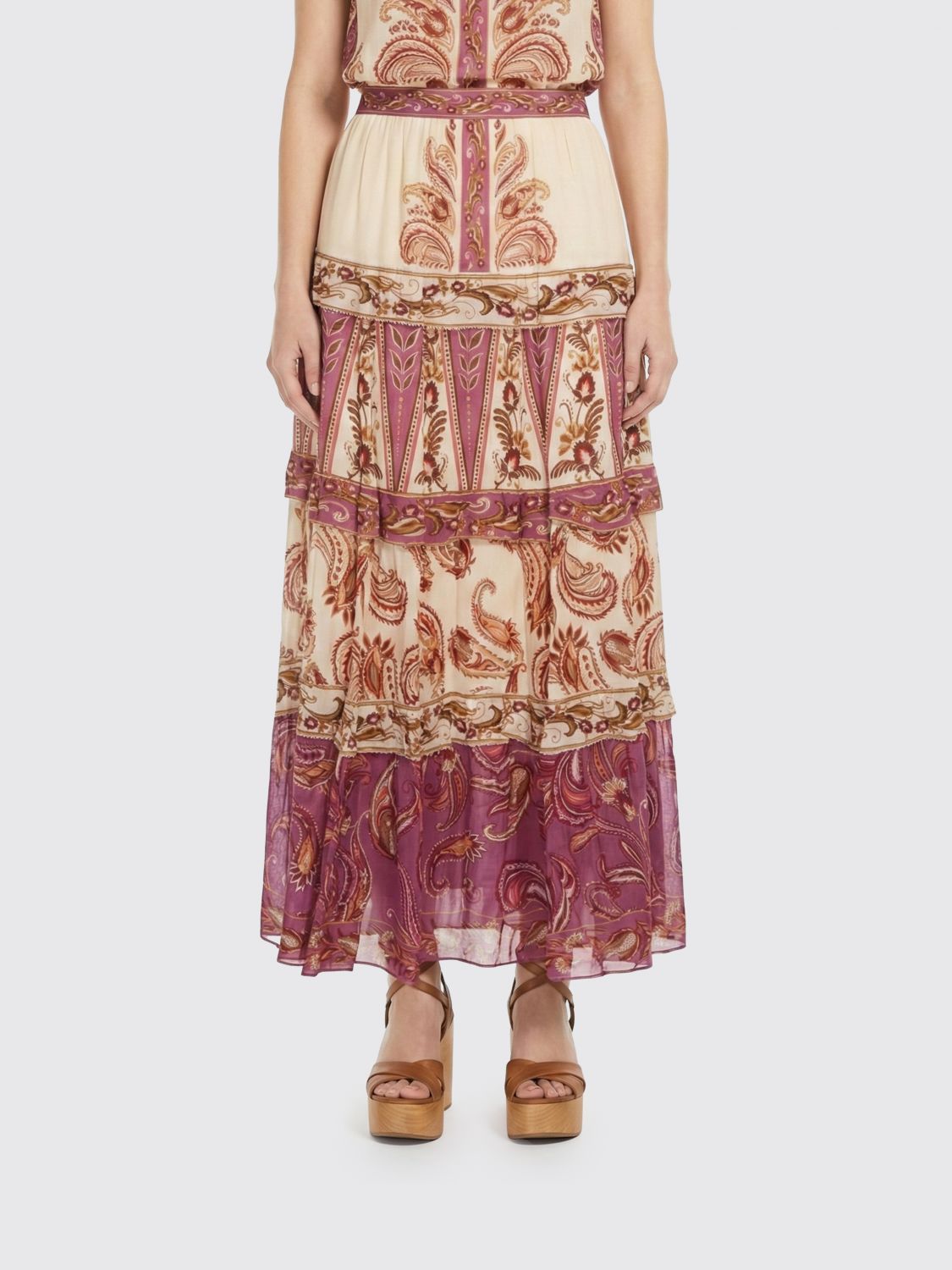Skirt Woman color Sand