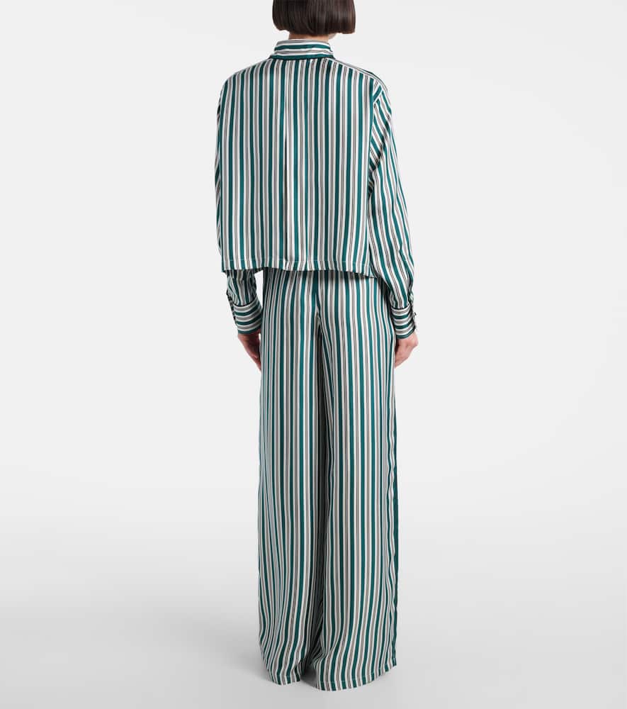 Brama striped silk shirt