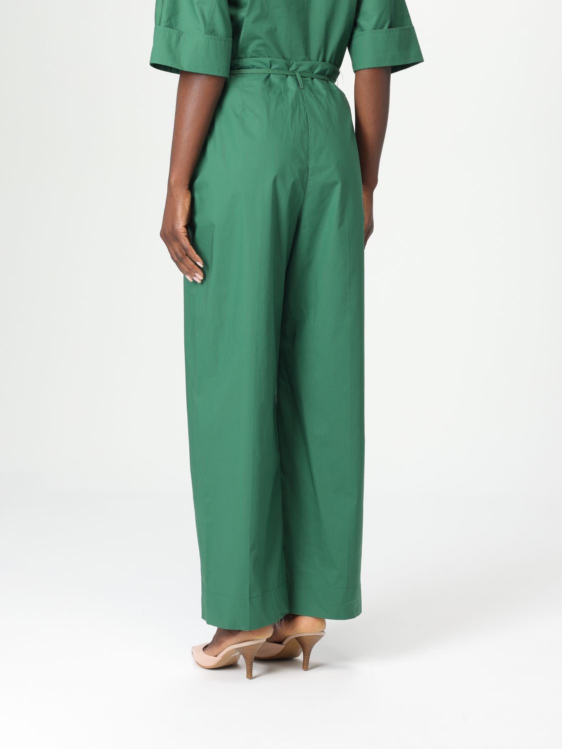 Pants LIU JO Woman color Green