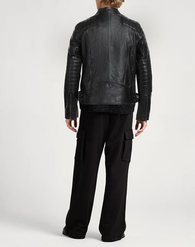 Man Jacket Black Size 38 Sheepskin
