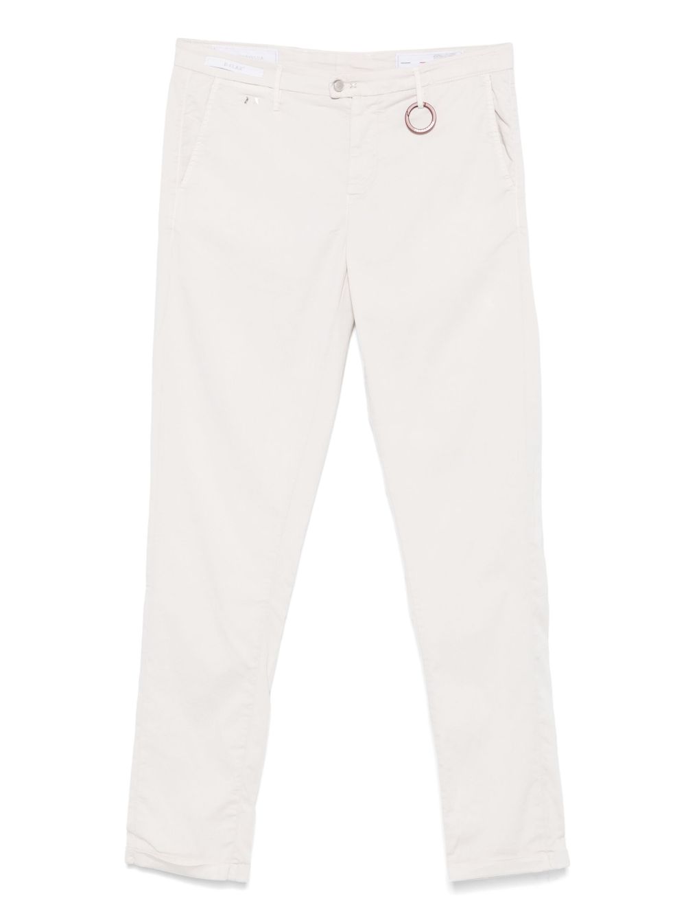 Sartoria Tramarossa logo-patch trousers - Green