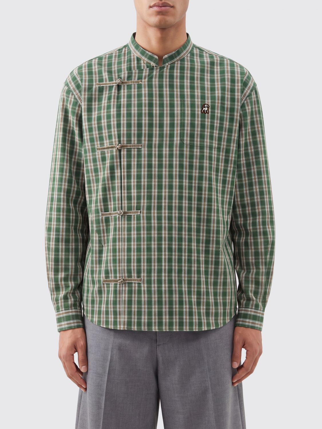 Shirt Men color Green