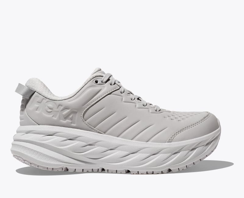 HOKA Women's Bondi SR Shoes in Harbor Mist/Lunar Rock