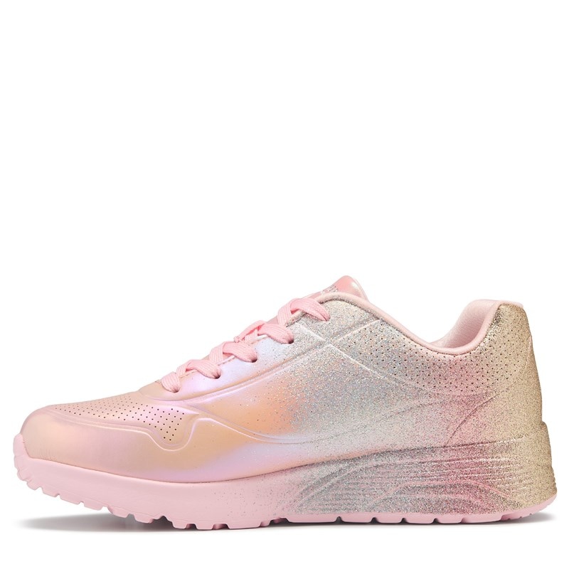Kids' Street Uno Lite Sneaker Little/Big Kid Shoes (Pink Ombre Glitter)