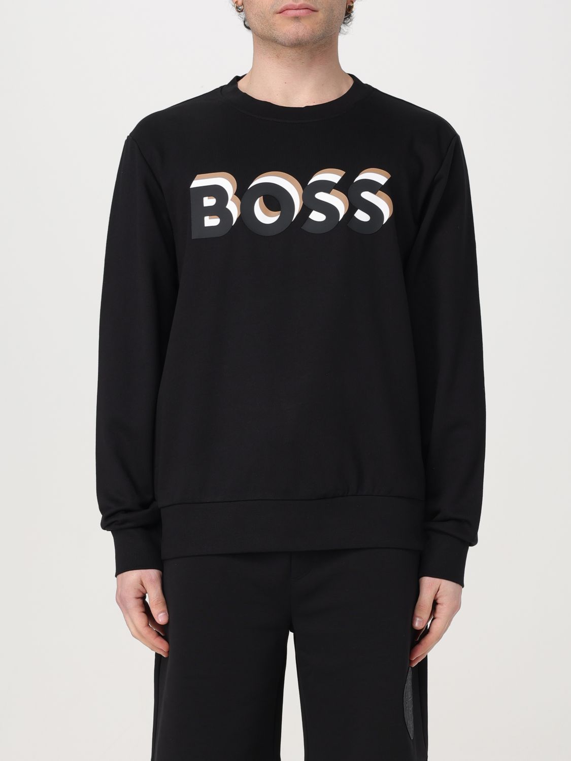 Sweatshirt Men color Black