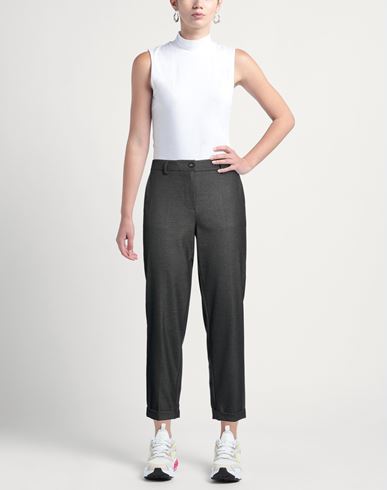 Woman Pants Charcoal Size 8 Polyester, Viscose, Elastane