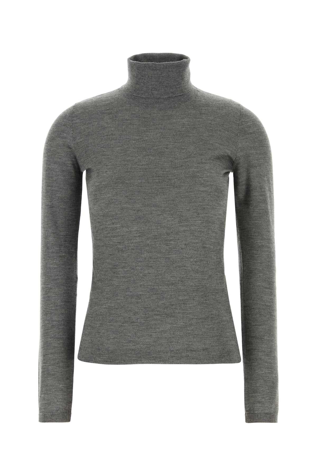 Turtleneck Sweater — Gray