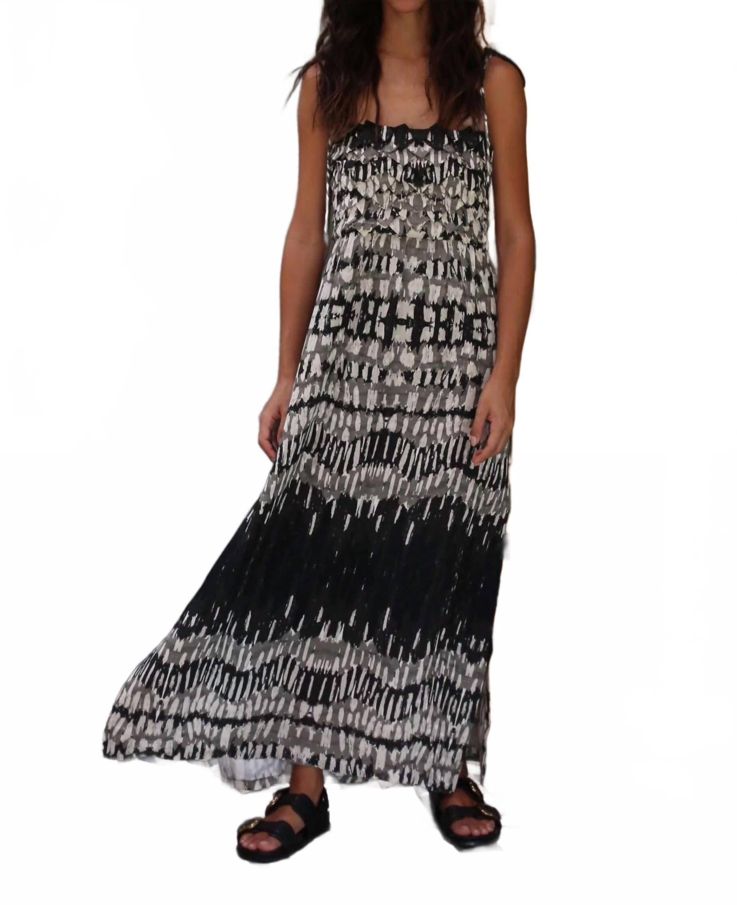 Polka Dot Nicoletta Dress In Black