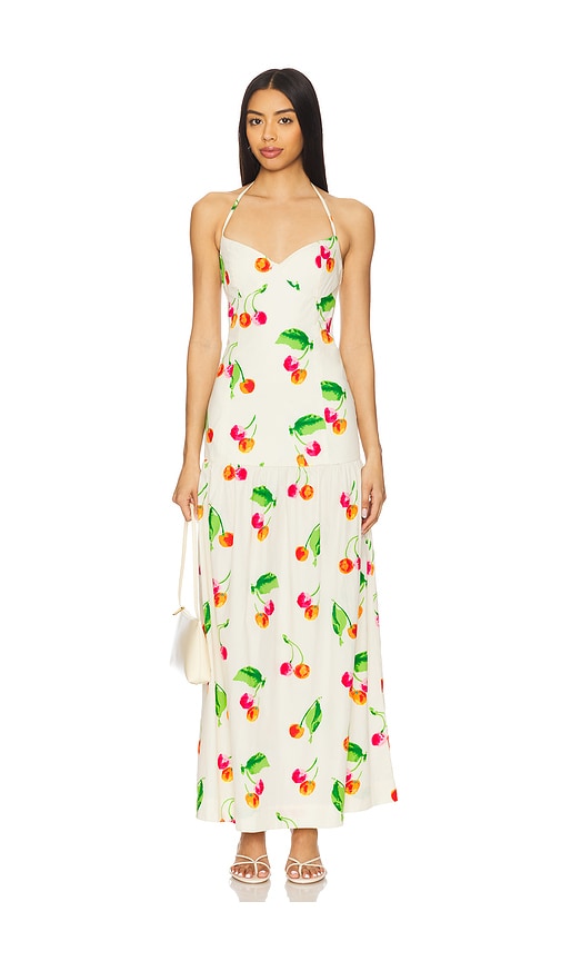 SWF Halter Maxi Dress in Ivory. - S also in