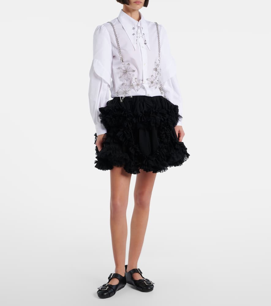 Tulle miniskirt