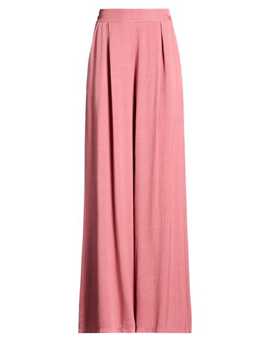 Collezione N_01 Woman Pants Coral Size XS Viscose, Linen