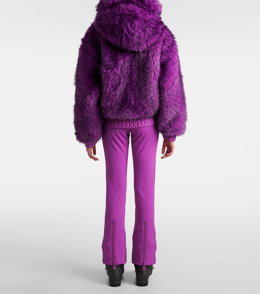 Indira reversible faux-fur ski jacket