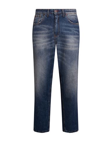 Man Jeans Blue Size 30 Cotton, Elastane