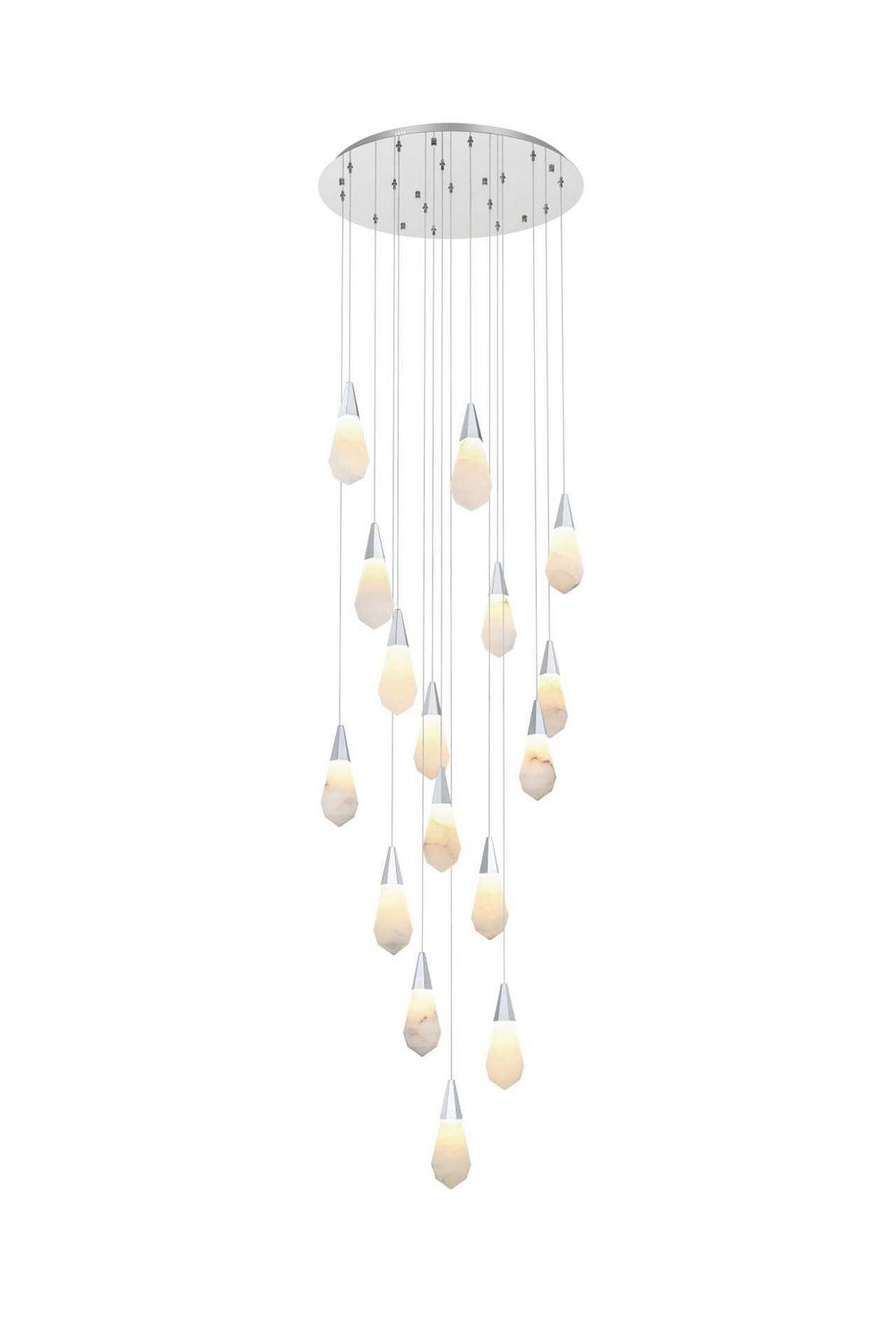 Chrome LED Pendant from the Amora Collection