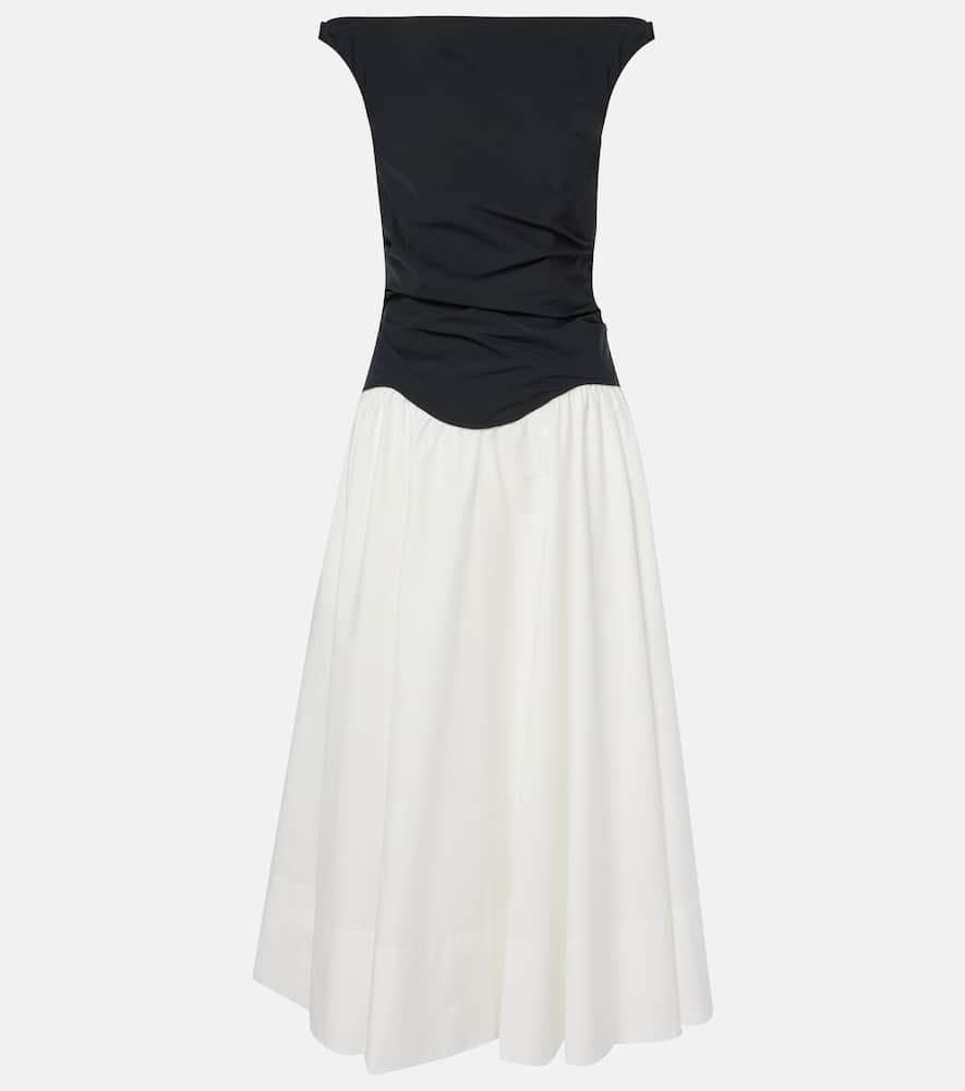 Cersei cotton poplin midi dress