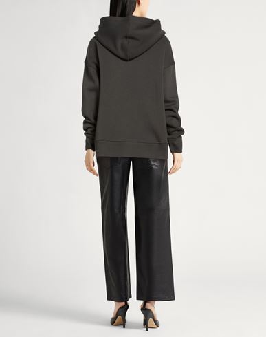 Woman Sweatshirt Grey Size M Cotton, Polyamide, Elastane