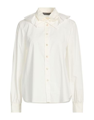 Elena Mirò Woman Shirt White Size 8 Cotton