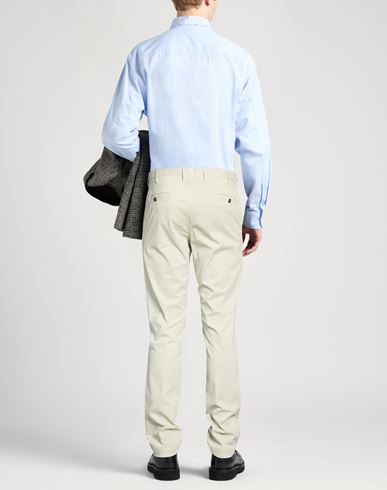 Man Pants Sage green Size 32 Modal, Cotton, Elastane