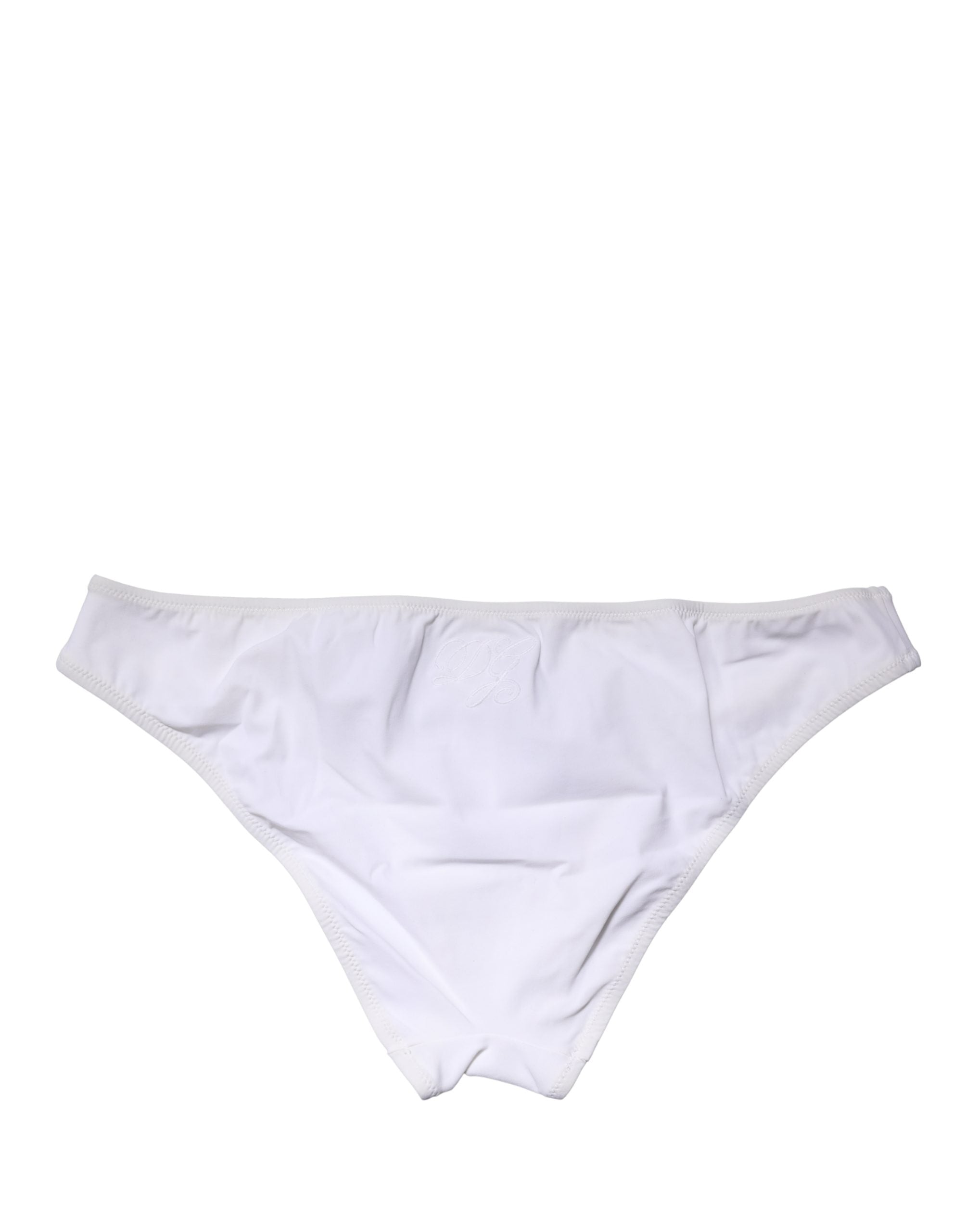 Nylon Stretch Brief — White