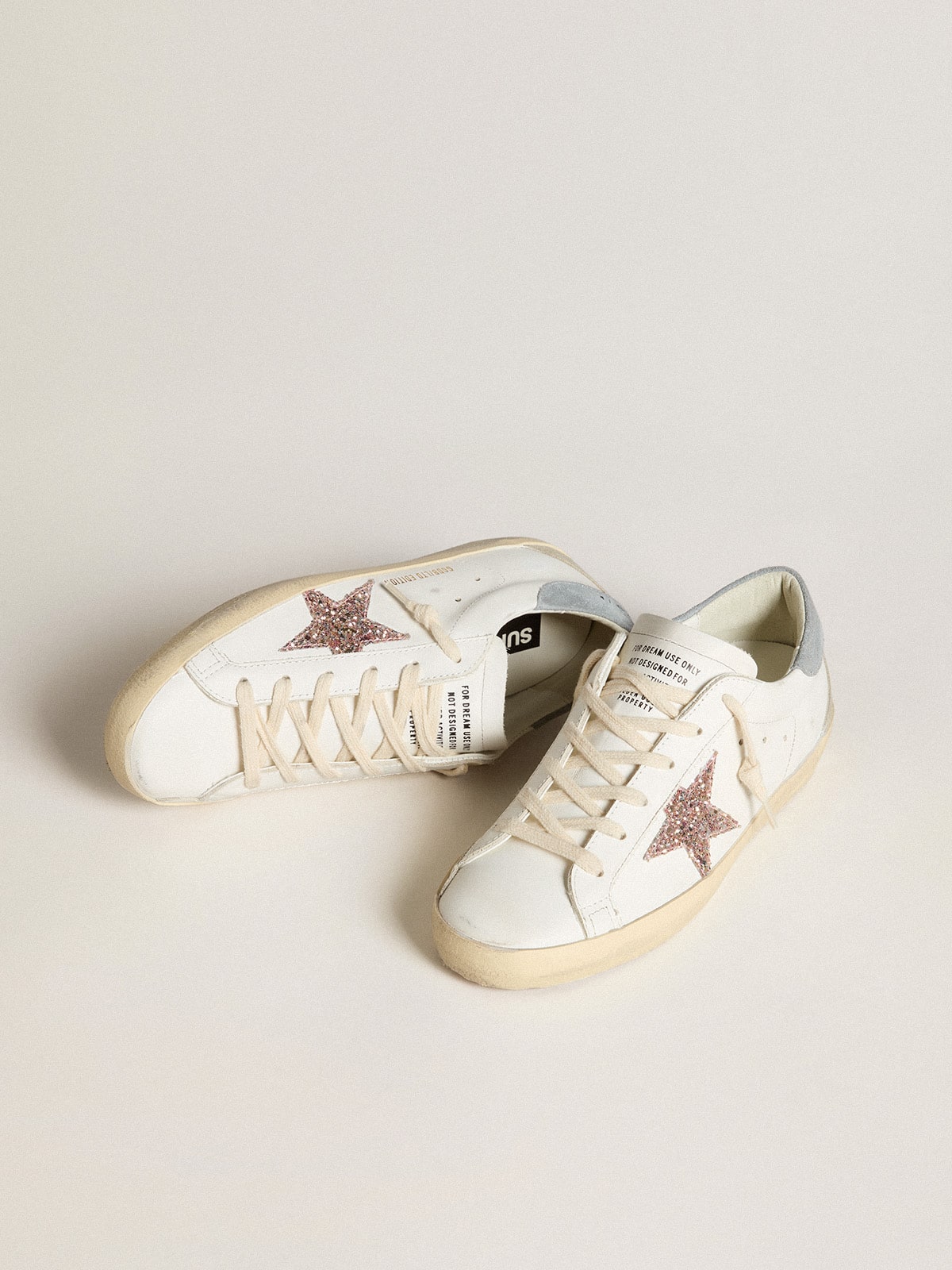 Golden Goose - Women's Super-star Ltd With Multicolor Glitter Star And Suede Heel Tab, Woman
