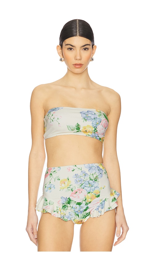 Selkie The Bandeau Bikini Top in Ivory. -  XXS also in 1X, 2X, 4X, 5X, 6X, M, XL