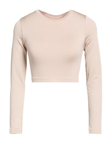 Woman Top Beige Size 1 Polyamide, Elastane