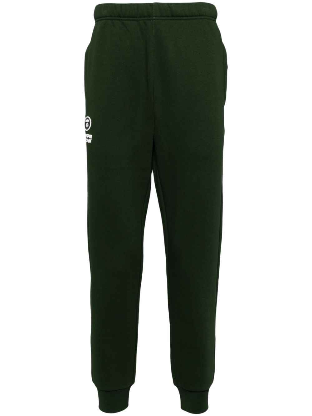 Logo patch track pants - Black