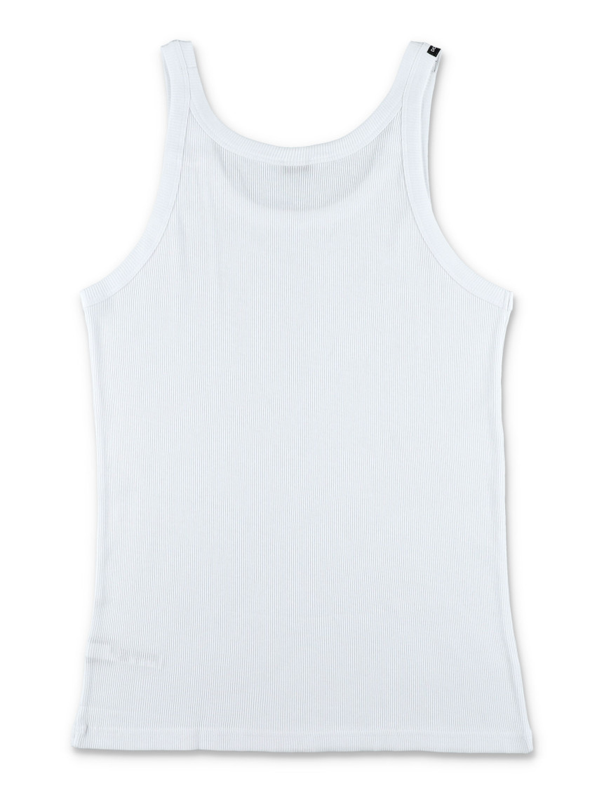 Dolce & Gabbana White Cotton Marcello Tank Top