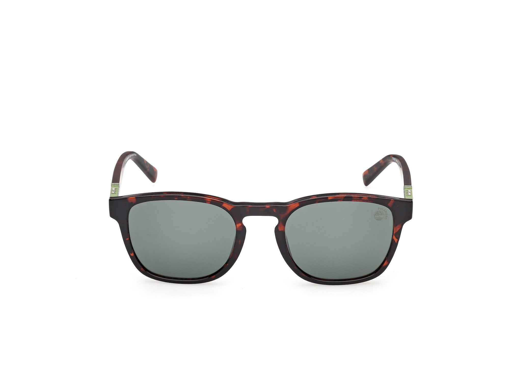 Timberland Man Timberland TB00007 56R Sunglasses Injected Havana Green Round Polarized