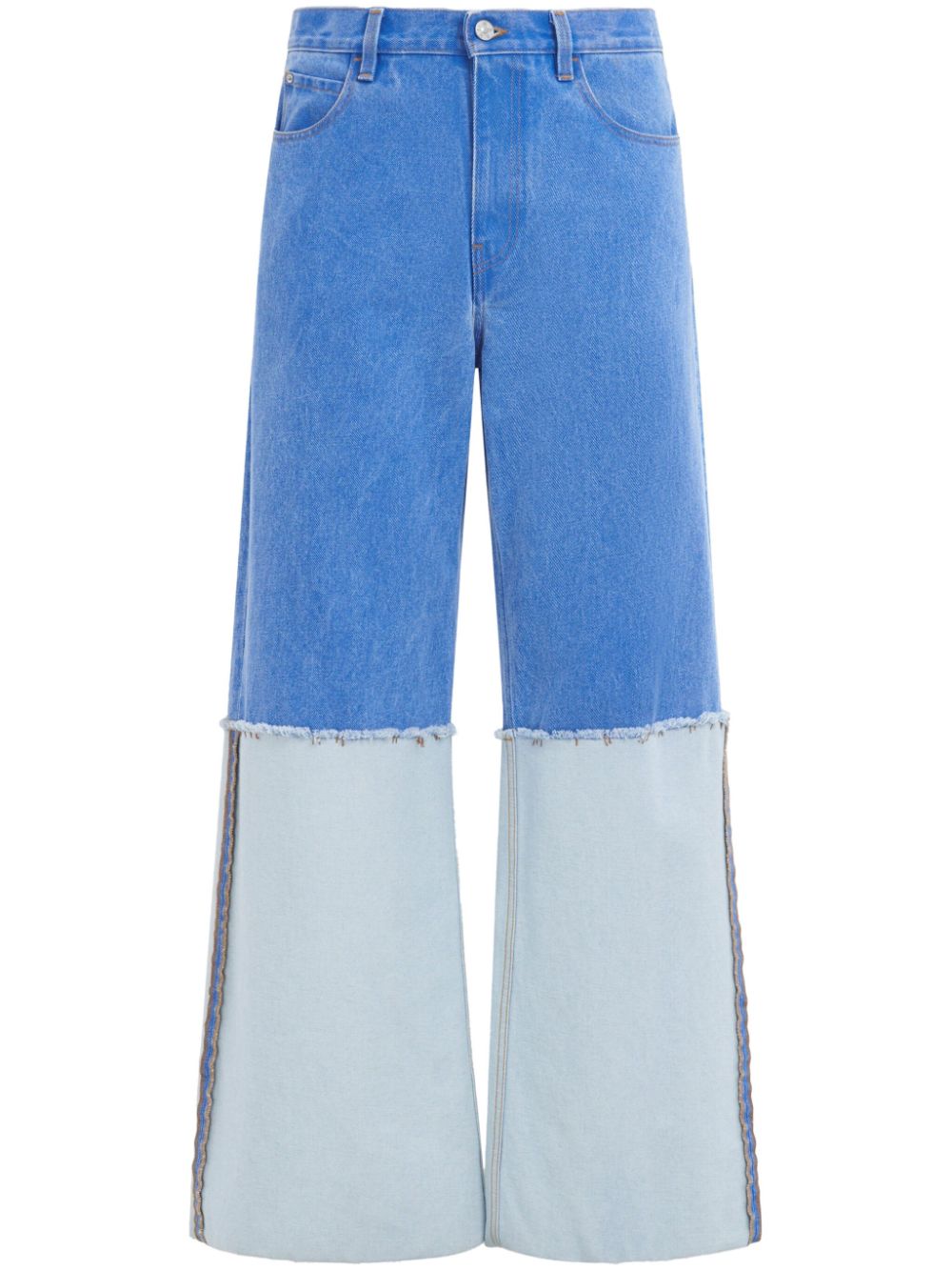 Turn up-hem jeans - Blue