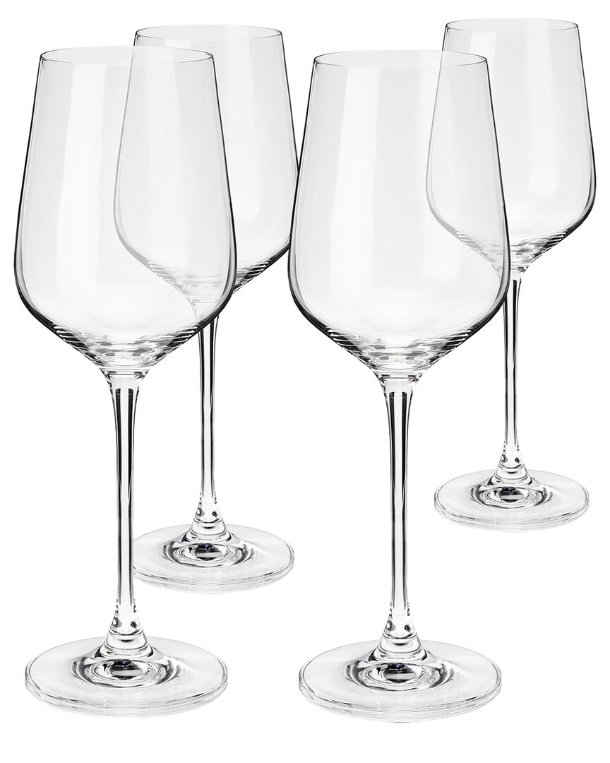 Viski European Crystal Bordeaux Glasses