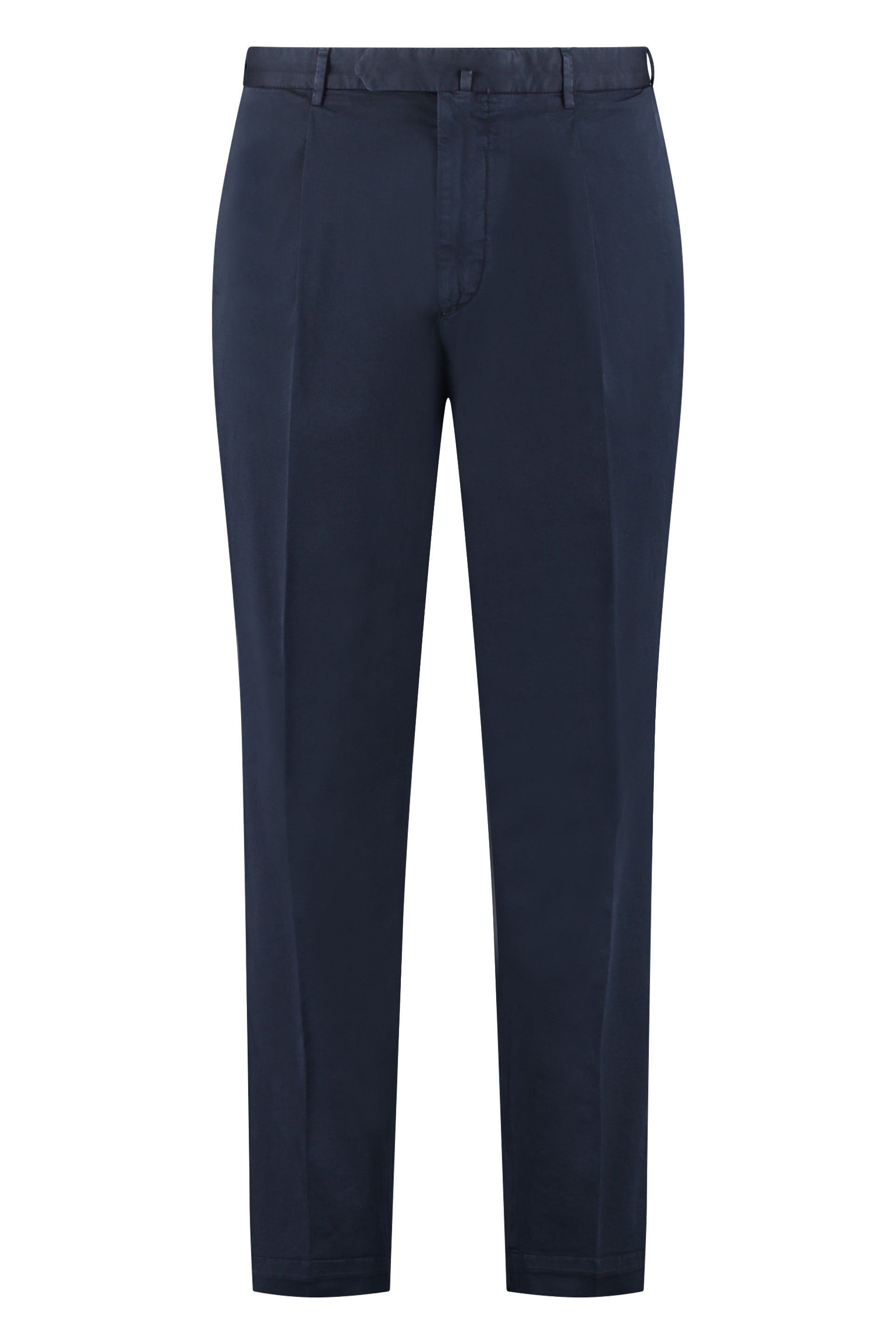 The (alphabet) Stretch Cotton Chino Trousers with Back Flap Pockets