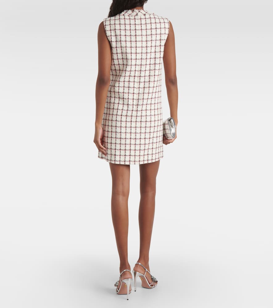 Laurel cotton-blend tweed minidress