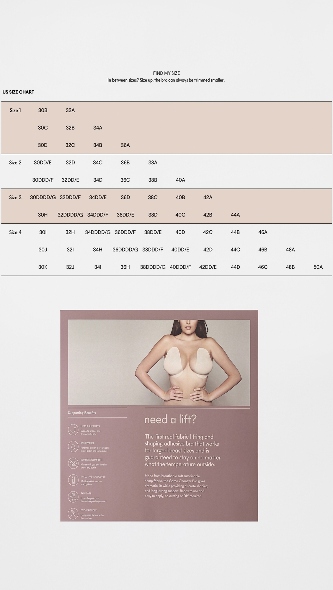 The Game Changer Lift & Shape Bra No.