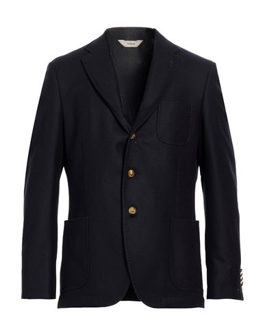 Man Blazer Midnight blue Size 40 Wool, Polyamide