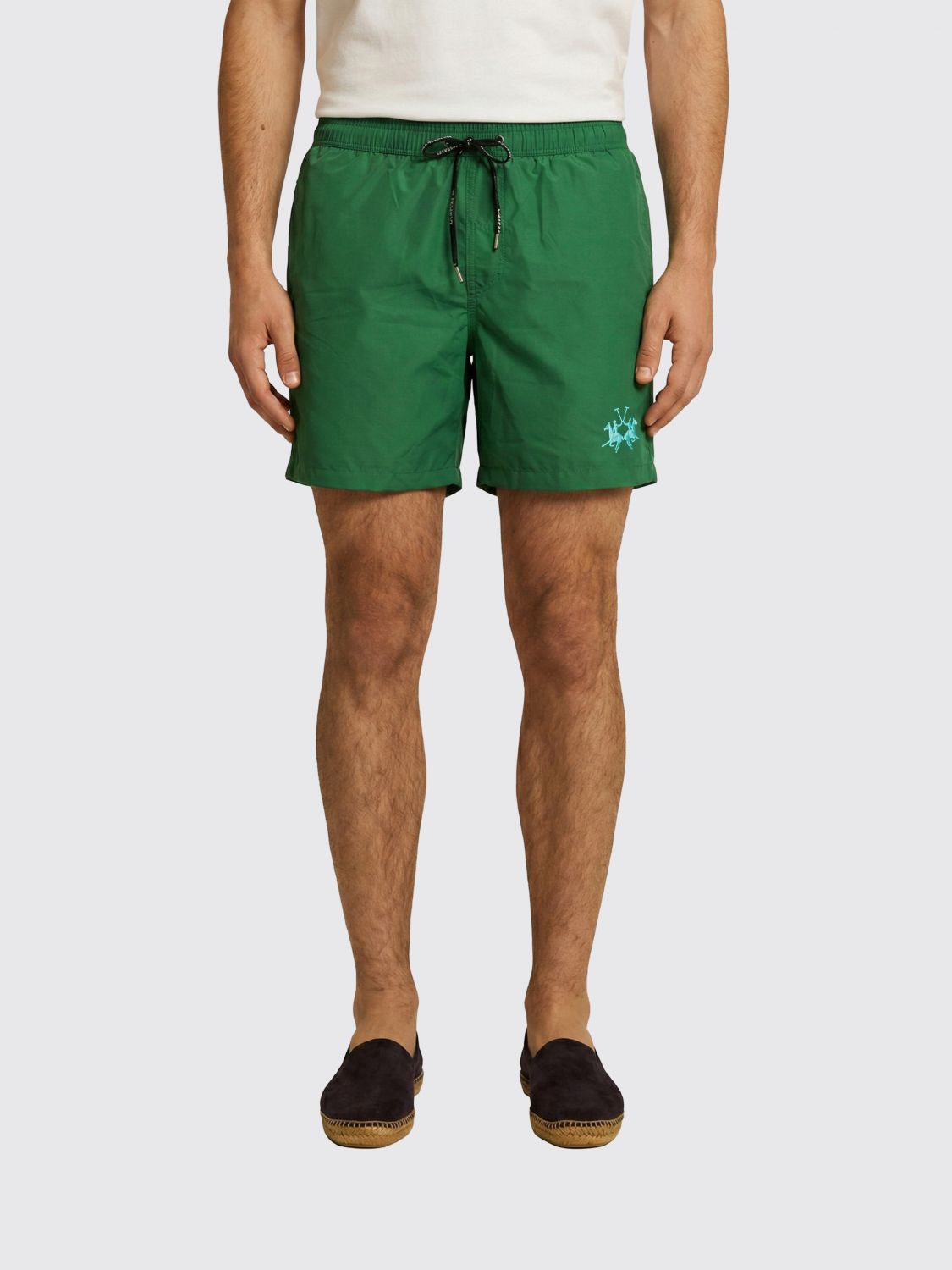 Swimsuit Men color Green
