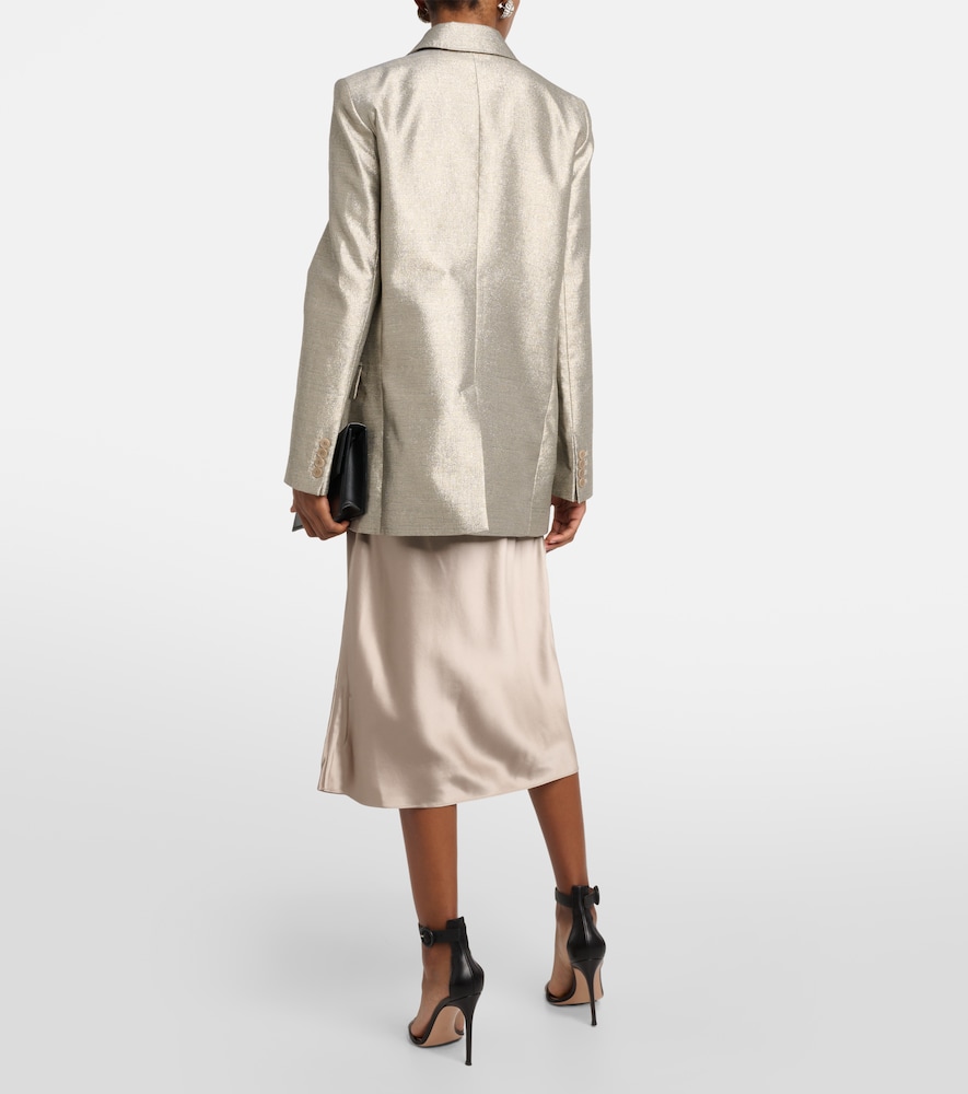 Chapone metallic oversized blazer
