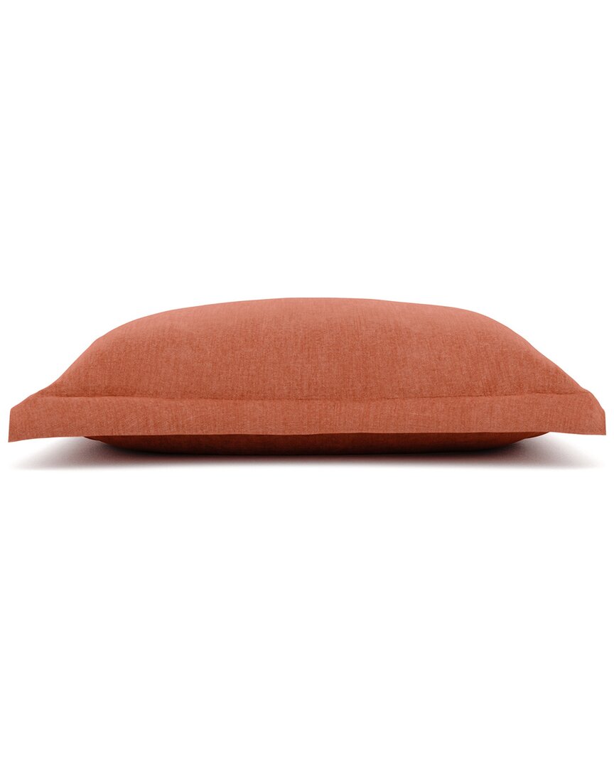 Soft Linen-Blend European Pillow Sham