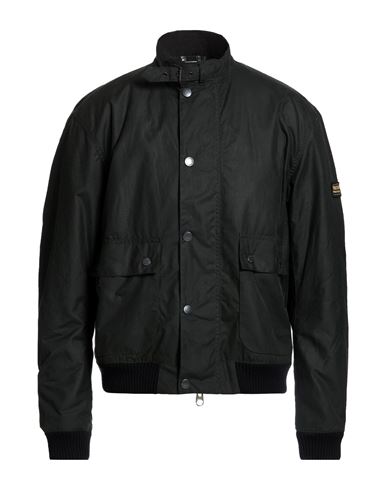 Man Jacket Dark green Size L Cotton