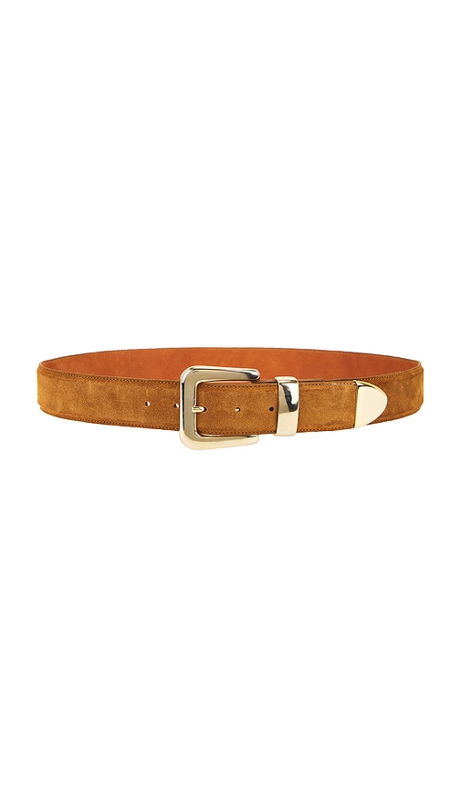 LAMARQUE Suede Belt in Tan.  S. Also in L